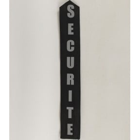 Set van 2 hoge zichtbaarheid armbanden Veiligheid Zwart - VVS