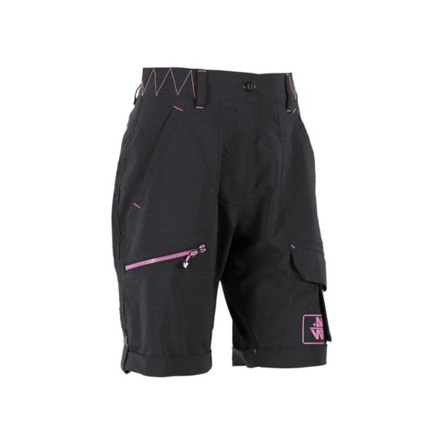 Bermuda de travail femme SHARON - Noir/Fushia - Nine Worths