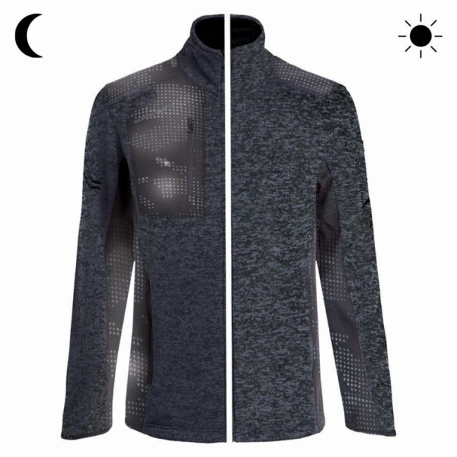 Gilet de travail Nato noir chiné - North Ways