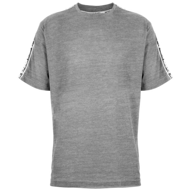 T-shirt roboczy z krótkimi rękawami Luka szary melanż - North Ways