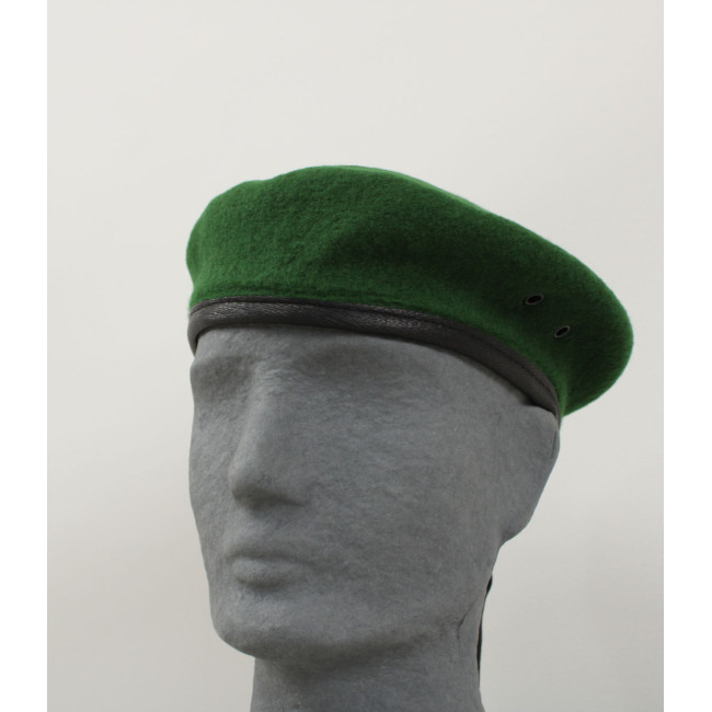 Béret Militaire Vert Légion Bord en Cuir - Patrol Équipements