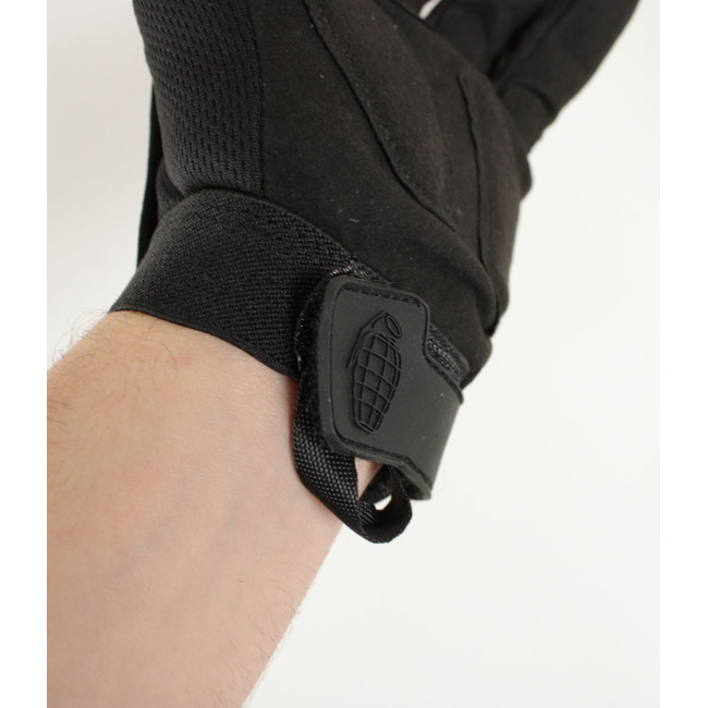Alpha Einsatzhandschuhe Schwarz - Kombat Tactical