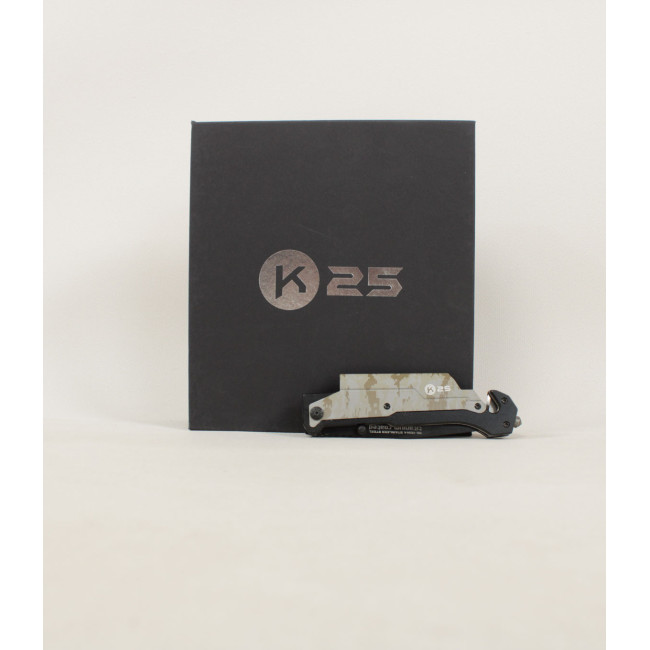 Couteau de poche silex et torche Digital Camo - K25