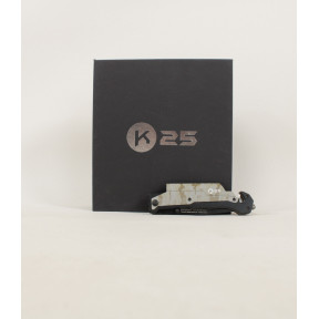 Zakmes silex en zaklamp Digital Camo - K25