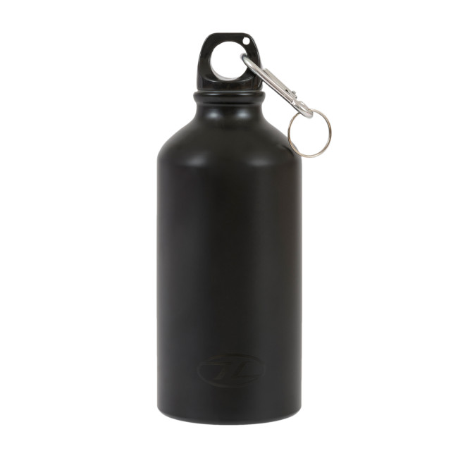 Aluminium fles 500ML Zwart - Highlander
