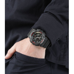 Montre G-Shock Classic GA-100 noir/rouge - Casio