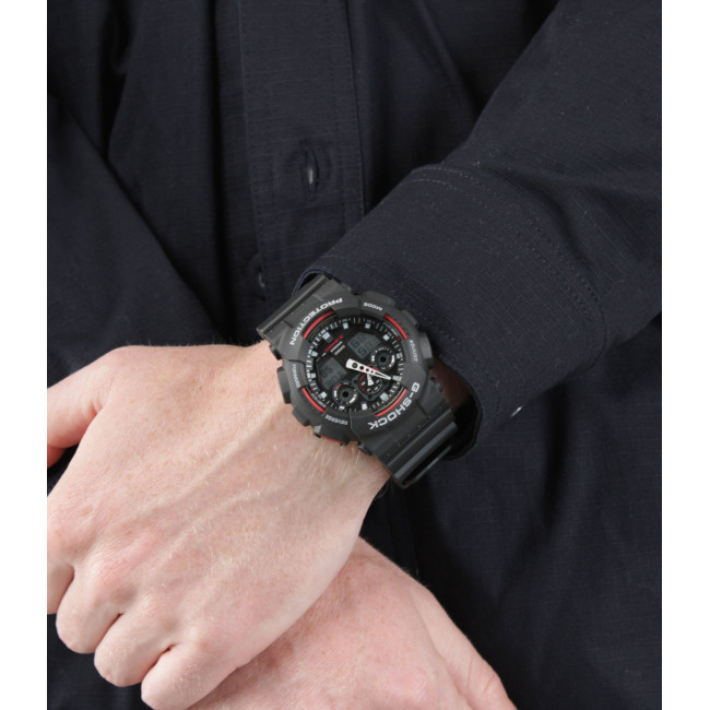 Relógio G-Shock GA-100 - Preto/Vermelho - Casio