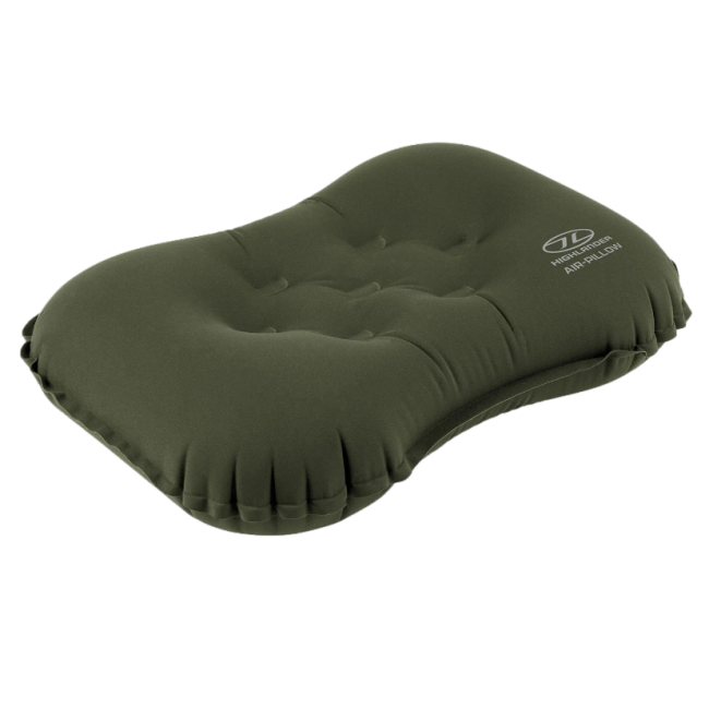 Coussin gonflable de camping NAP TAK olive - Highlander