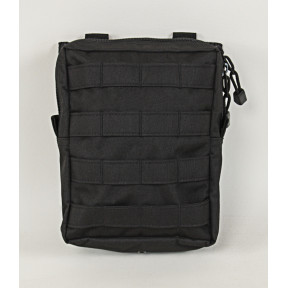 MOLLE utiliteitszakje groot Zwart - Kombat Tactical