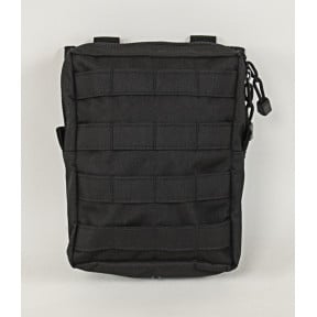 MOLLE utiliteitszakje groot Zwart - Kombat Tactical