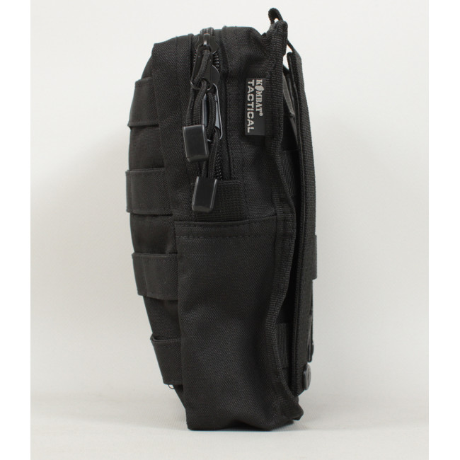 MOLLE utiliteitszakje groot Zwart - Kombat Tactical