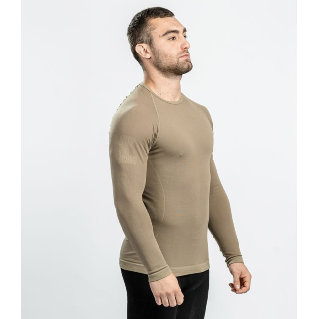 LANGARM-T-SHIRT ACTIVE LINE SAHARA COYOTE - SUMMIT OUTDOOR