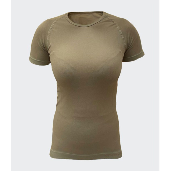 Damen-Kurzarm-T-Shirt HÉLIUM Active Line Coyote - Summit Outdoor