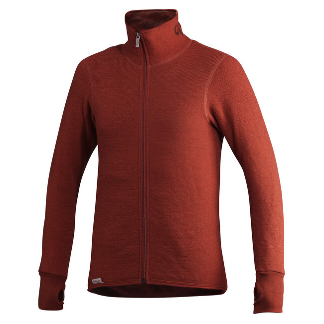 Gilet à fermeture zip Full zip jacket 400 Rust Red - Woolpower