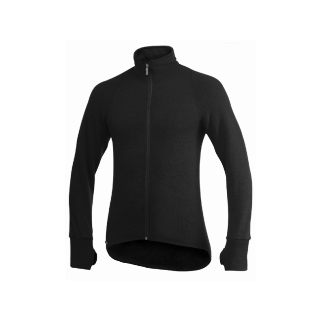 Gilet à fermeture zip Full zip jacket 600 Noir - Woolpower