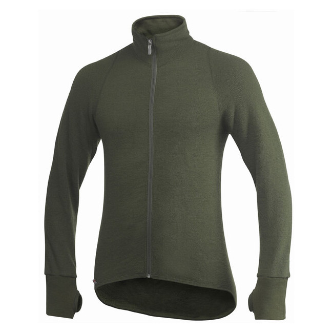 Kamizelka na zamek Full zip jacket 600 Pine Green - Woolpower