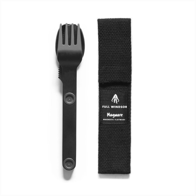 SET INDIVIDUEL DE COUVERTS MAGNÉTIQUES NOIR - FULL WINDSOR