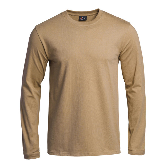 T-shirt Strong lange mouwen tan - A10 Equipment