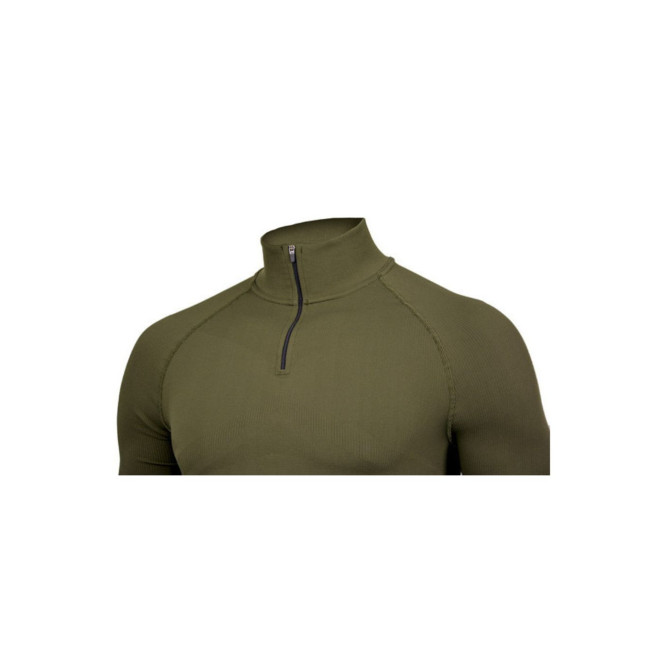 Sweat col zip ALASKA Extreme line Vert OD - Summit Outdoor