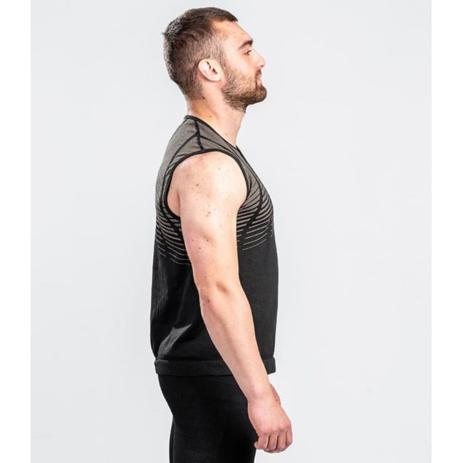 T-shirt EVO Active Line sans manche Noir Tan - Summit Outdoor
