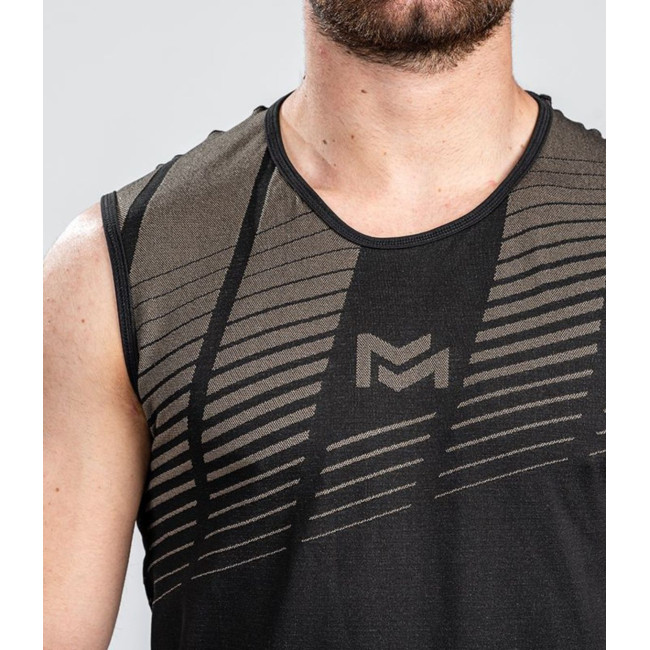 T-shirt EVO Active Line bez rękawów Czarny Tan - Summit Outdoor