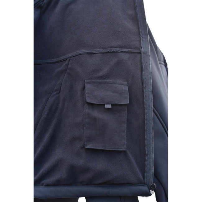 Softshell-Jacke Sicherheit mit grauem Streifen - EK