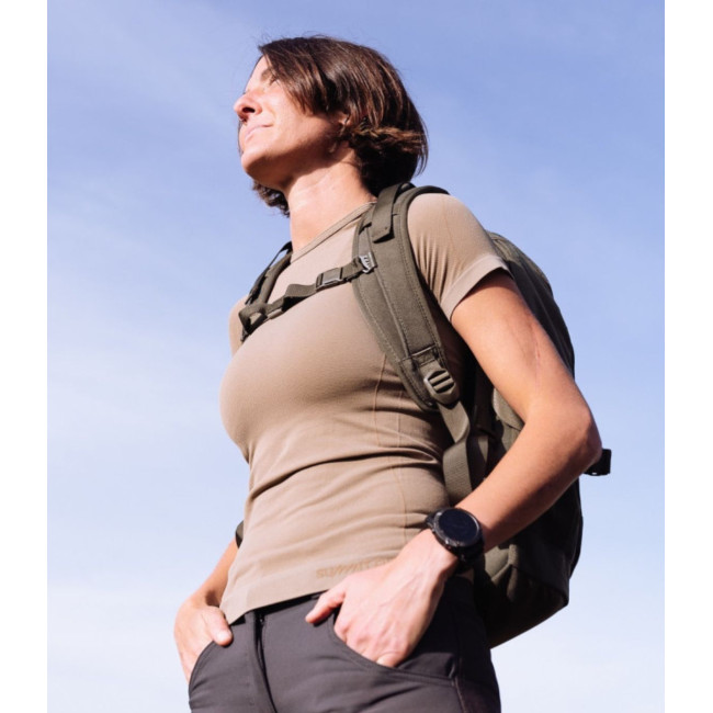T-shirt korte mouwen HÉLIUM Active Line dames coyote - Summit Outdoor