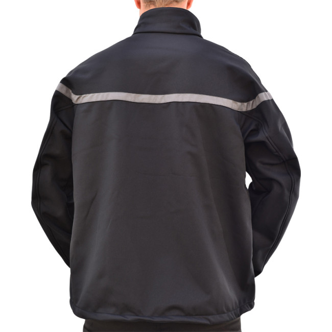 Softshell blouson Veiligheid grijze band - EK