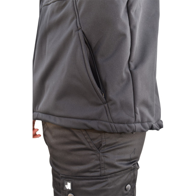 Blouson Softshell Sécurité bande grise - EK