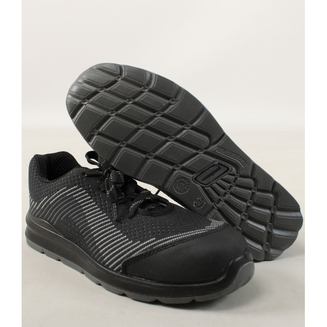MILERITE S1P Sicherheitsschuhe Niedrig Schwarz/Grau - COVERGUARD