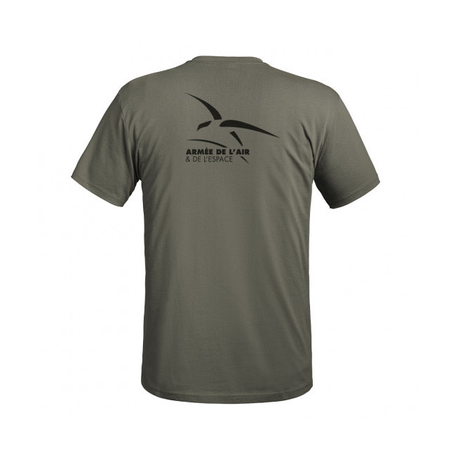 T-shirt Strong Armée de l'Air et de l'Espace vert olive - A10 Equipment