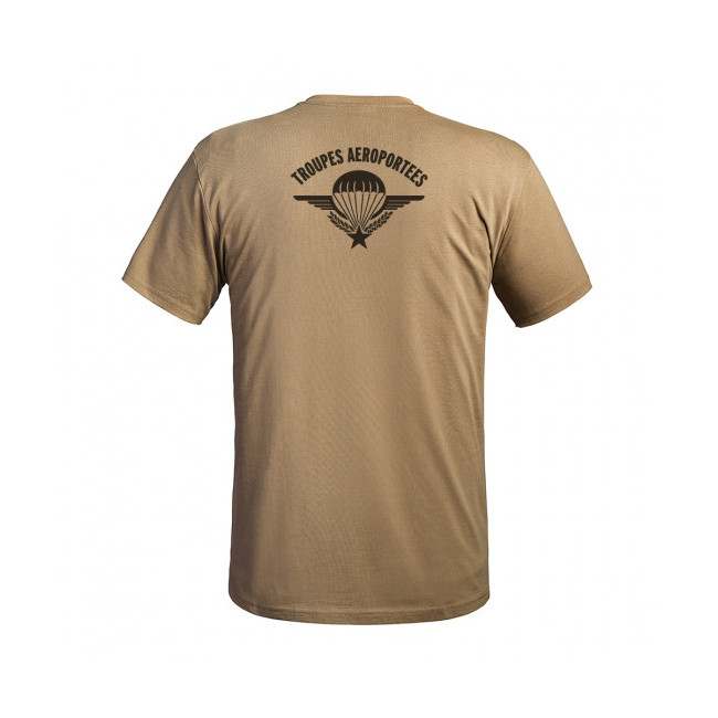 T-shirt Strong Troupes aéroportées tan - A10 Equipment