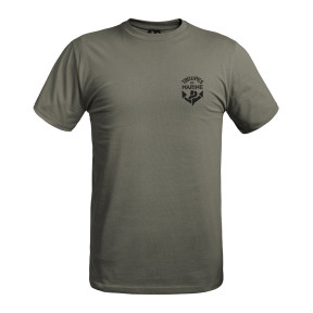 T-Shirt Strong Troupes de Marine olivgrün - A10 Equipment