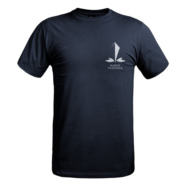 T-shirt Strong logos Marine Nationale bleu marine - A10 Equipment