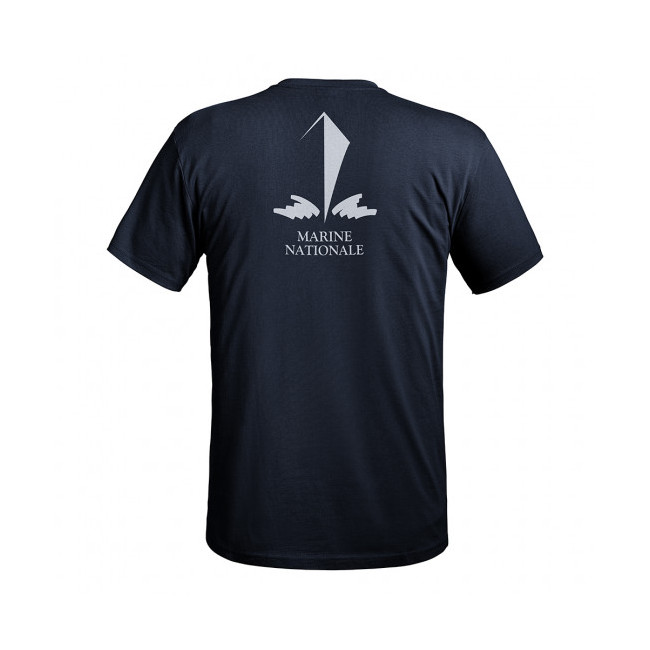 T-Shirt Strong Logos Marine Nationale marineblau - A10 Equipment