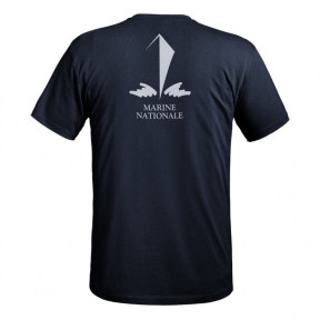 T-shirt Strong logos Marine Nationale bleu marine - A10 Equipment