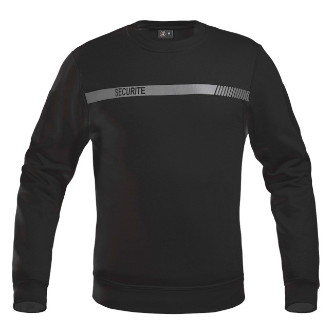 Sweater Sécu-One beveiliging zwart - A10 Equipment