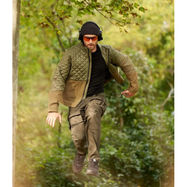 Softshell-Jacke STORM Bi-Material UNDERCOVER Khaki - GK Pro
