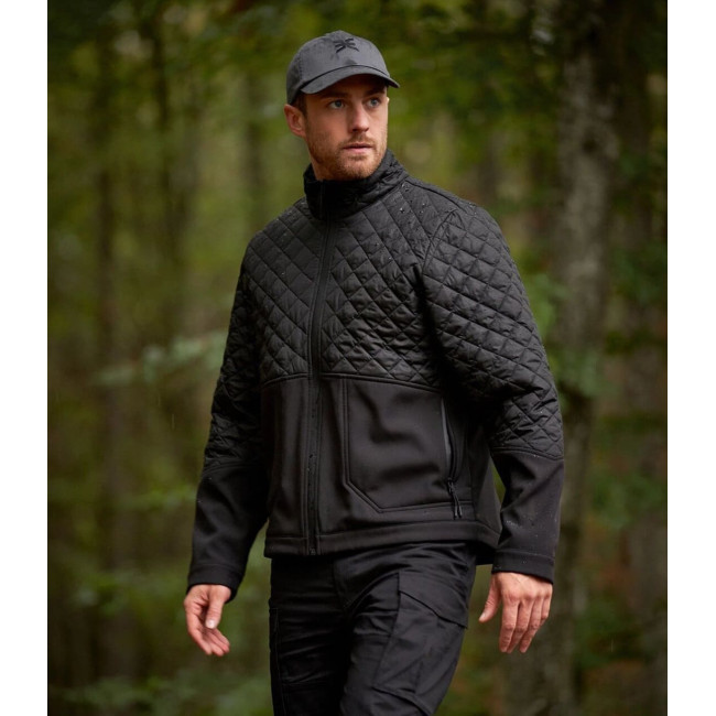 Veste softshell STORM bi-matière UNDERCOVER Noir - GK Pro
