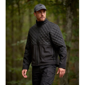 Kurtka softshell STORM dwumaterialowa UNDERCOVER Czarna - GK Pro