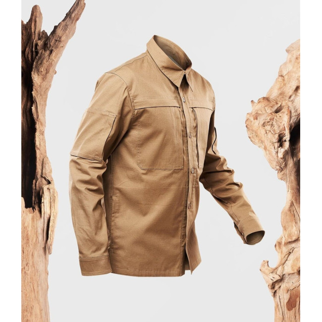 Chemise SURVIVOR Ripstop Undercover Coyote - GK Pro