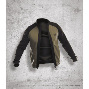 Trainingsanzug Jacke Renegade UNDERCOVER Khaki/Schwarz - GK Pro