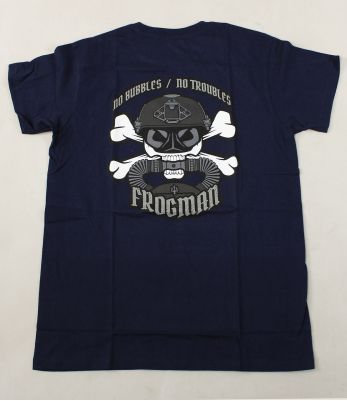 T-shirt Frogman no bubble / no troubles navy - Flashbang