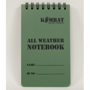 Wasserdichtes Mini-Notizbuch - Kombat Tactical