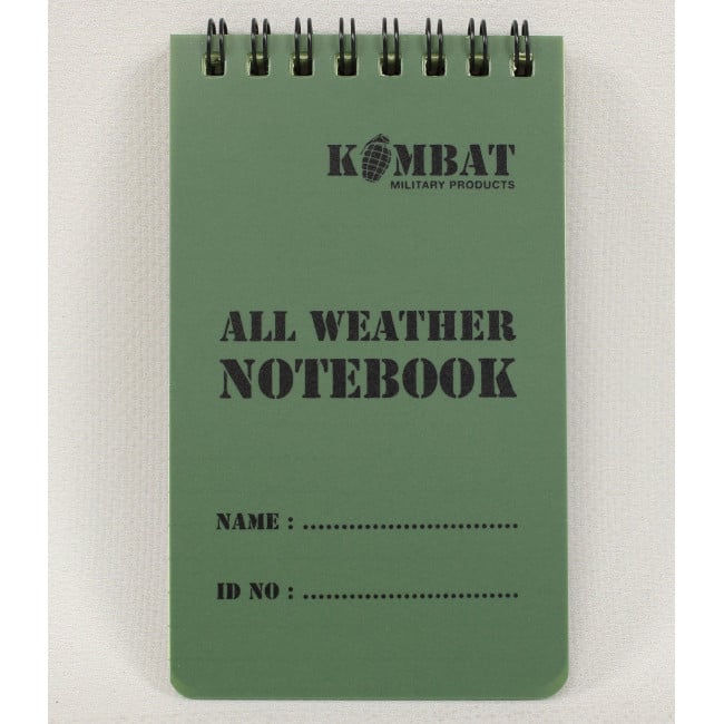 Carnet de note waterproof A6 - Kombat Tactical