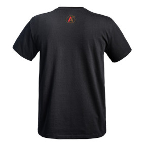 T-shirt Strong A10 noir logos tan / rouge - A10 Equipment