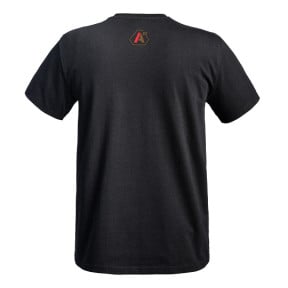 T-shirt Strong A10 noir logos tan / rouge - A10 Equipment