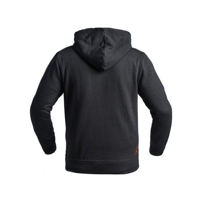 Hoodie A10 noir logos tan / rouge - A10 Equipment