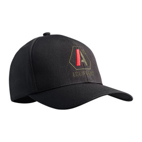 Czapka Stretch Fit A10 czarna logo oliwkowe / czerwone - A10 Equipment