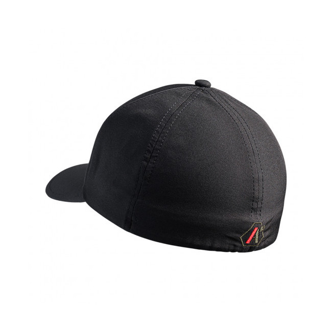 Casquette Stretch Fit A10 noir logos vert olive / rouge - A10 Equipment